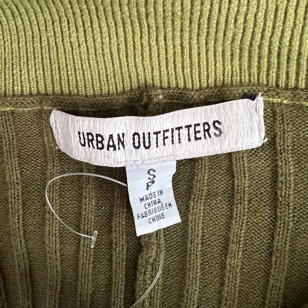 Urban Outfitters Green Striped Knit Juniper Sweater Romper NWT Size SP - Picture 4 of 10